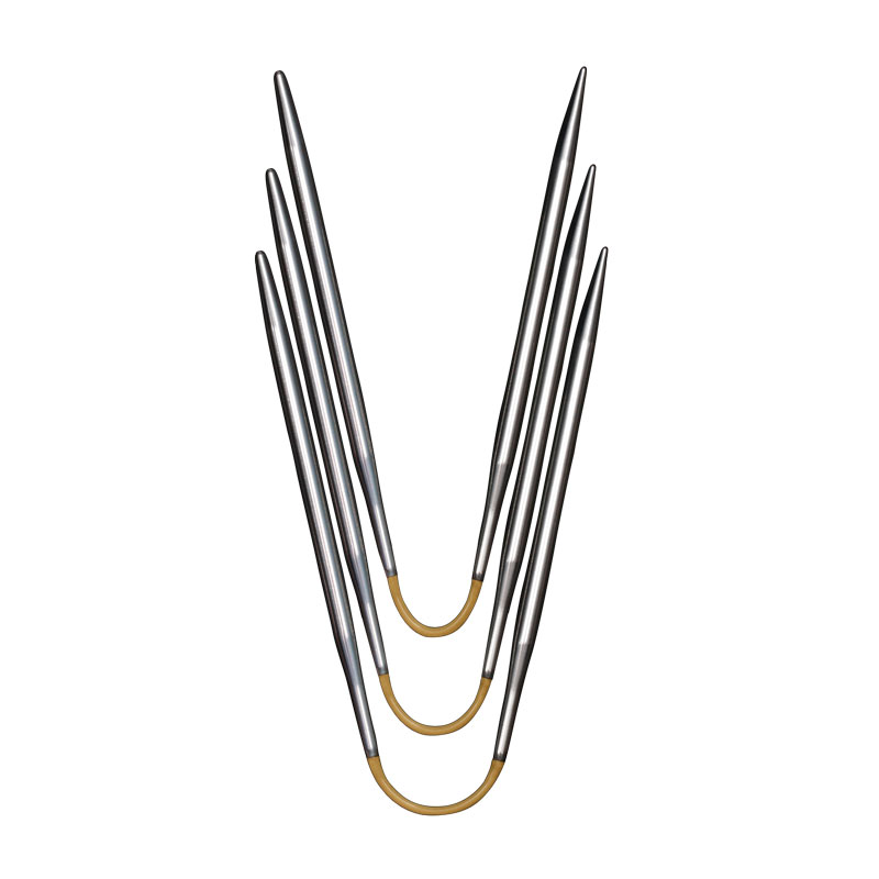 Спицы чулочные гибкие Аddi CraSyTrio, 21 см №4,5