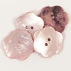 Пуговица Drops жемчуг Flower (blush) (25mm) #602