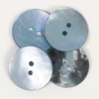 Пуговица Drops жемчуг Round (blue) (20mm) #612