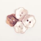 Пуговица Drops жемчуг Flower (blush) (15mm) #615