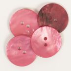 Пуговица Drops жемчуг Round (red) (20mm) #610