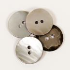 Пуговица Drops жемчуг Round (moonbeam) (20mm) #614